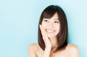 young asian woman smiling beauty